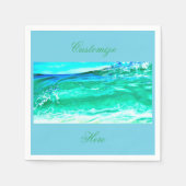 Blauwe/groene maui golf Thunder_Cove Servetten (Voorkant)