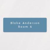 Blauwe groene middelmatige waterdichte kleefetiket labels (Design 2)