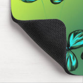 Blauwe groene Muismat (Hoek)