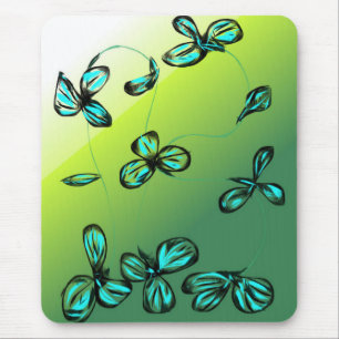 Blauwe groene Muismat