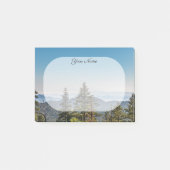 Blauwe groene Natuur berglandschap - aangepaste na Post-it® Notes (Voorkant)