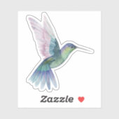 Blauwe Groene Natuur in het wild Sticker (Vel)