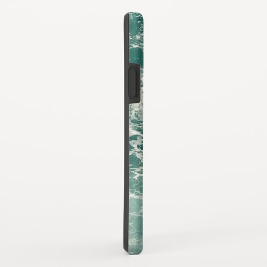 Blauwe groene oceaangolven Case-Mate iPhone case (Achterkant/rechts)