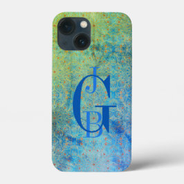 Blauwe groene ombre Case-Mate iPhone case