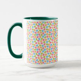 BLAUWE GROENE ORANJE ROZE PAAS EIEREN MOK