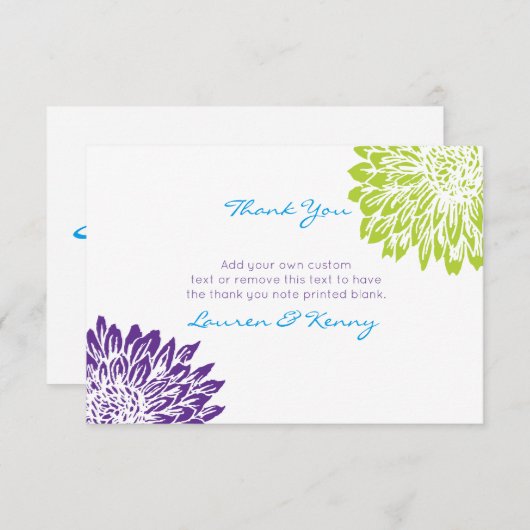 Blauwe, groene, Paarse kaarten (Voorkant / Achterkant)