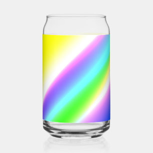 Blauwe groene regenboog abstracte textuurkunst t blikvorm glas