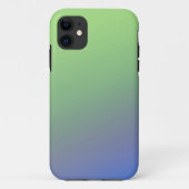 Blauwe groene regenboog abstracte textuurkunst t Case-Mate iPhone case (Achterkant)