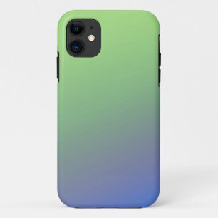Blauwe groene regenboog abstracte textuurkunst t Case-Mate iPhone case