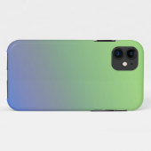 Blauwe groene regenboog abstracte textuurkunst t Case-Mate iPhone case (Achterkant (horizontaal))
