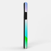 Blauwe groene regenboog abstracte textuurkunst t Case-Mate iPhone case (Achterkant/rechts)