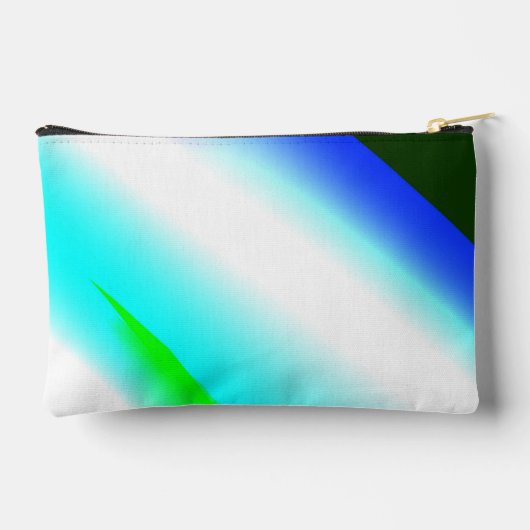 Blauwe groene regenboog abstracte textuurkunst t etui (Achterkant)