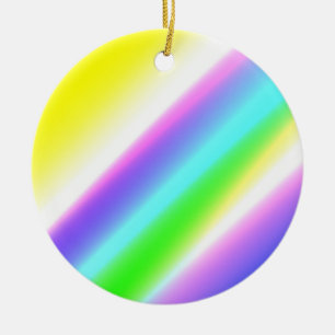 Blauwe groene regenboog abstracte textuurkunst t keramisch ornament