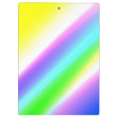 Blauwe groene regenboog abstracte textuurkunst t klembord (Achterkant)