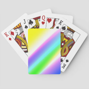 Blauwe groene regenboog abstracte textuurkunst t pokerkaarten