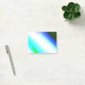 Blauwe groene regenboog abstracte textuurkunst t post-it® notes (Kantoor)