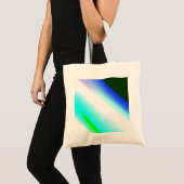 Blauwe groene regenboog abstracte textuurkunst t tote bag (Voorkant (product))