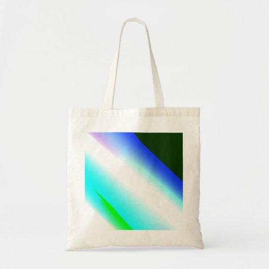 Blauwe groene regenboog abstracte textuurkunst t tote bag (Voorkant)