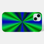 Blauwe groene regenboog Case-Mate iPhone case (Achterkant (horizontaal))