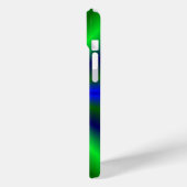 Blauwe groene regenboog Case-Mate iPhone case (Achterkant / Links)