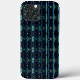 Blauwe groene regenboogsterren, artdeco-patroon Case-Mate iPhone case