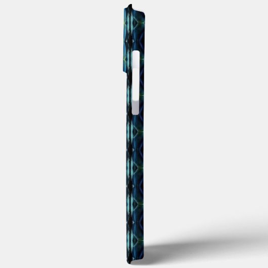 Blauwe groene regenboogsterren, artdeco-patroon Case-Mate iPhone case (Achterkant / Links)