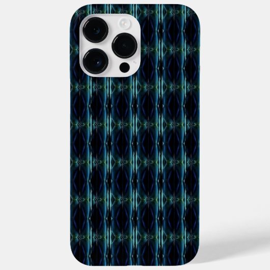 Blauwe groene regenboogsterren, artdeco-patroon Case-Mate iPhone case (Achterkant)