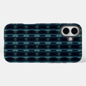 Blauwe groene regenboogsterren, artdeco-patroon Case-Mate iPhone case (Achterkant (horizontaal))