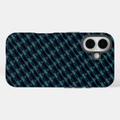 Blauwe groene regenboogsterren, artdeco-patroon Case-Mate iPhone case (Achterkant (horizontaal))