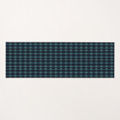 Blauwe groene regenboogsterren, artdeco-patroon yogamat (Voorkant (horizontaal))