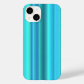 Blauwe groene regenstrips Case-Mate iPhone case (Achterkant)