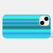 Blauwe groene regenstrips Case-Mate iPhone case (Achterkant (horizontaal))