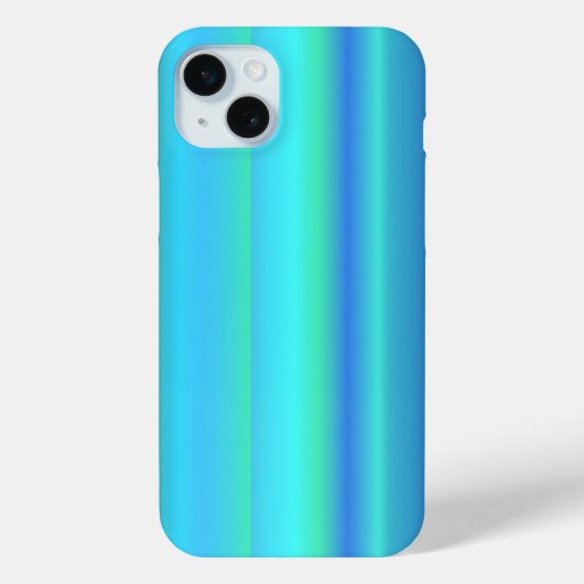 Blauwe groene regenstrips Case-Mate iPhone case (Achterkant)