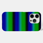 Blauwe groene regenstrips Case-Mate iPhone case (Achterkant (horizontaal))