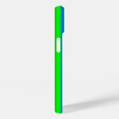 Blauwe groene regenstrips Case-Mate iPhone case (Achterkant / Rechts)