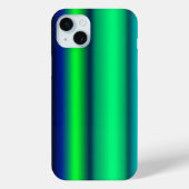 Blauwe groene regenstrips Case-Mate iPhone case (Achterkant)