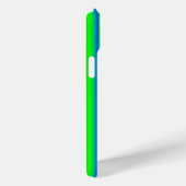 Blauwe groene regenstrips Case-Mate iPhone case (Achterkant / Rechts)