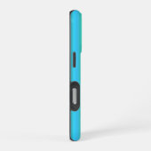 Blauwe groene regenstrips iPhone hoesje (Rechterkant)