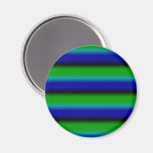 Blauwe groene regenstrips magneet (Voorkant / Achterkant)