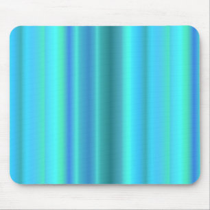Blauwe groene regenstrips muismat