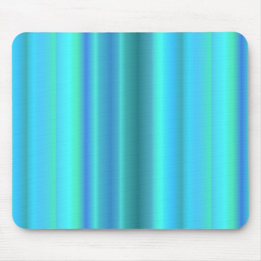 Blauwe groene regenstrips muismat (Voorkant)