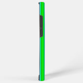Blauwe groene regenstrips samsung galaxy hoesje (Rechterkant)