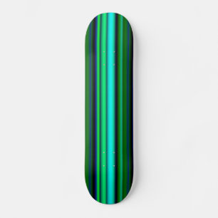 Blauwe groene regenstrips skateboard
