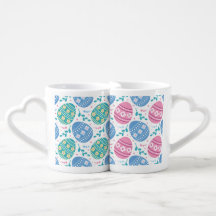 BLAUWE GROENE ROZE PAAS EIEREN