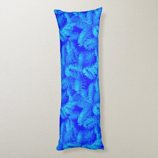 Blauwe groene spar lichaamskussen (Achterkant (Verticaal))