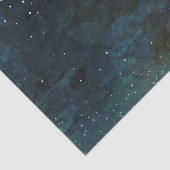 Blauwe groene sterrenstelsels met een verstrooid p tissuepapier (Detail)