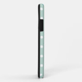 Blauwe groene Stippen Case-Mate iPhone Case (Achterkant/rechts)