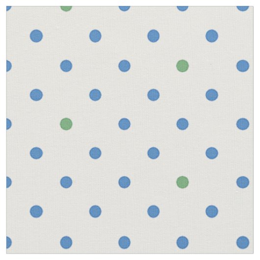 Blauwe, groene stippen stof (Close Up)