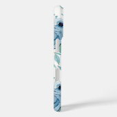 Blauwe groene Waterverf Case-Mate iPhone Case (Achterkant / Rechts)