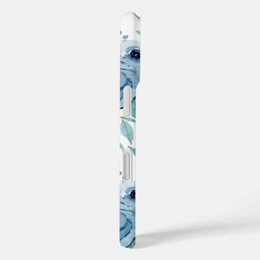 Blauwe groene Waterverf Case-Mate iPhone Case (Achterkant / Rechts)